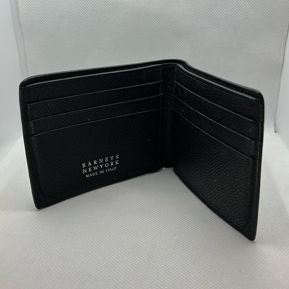 Barneys New York Black Leather Wallet
